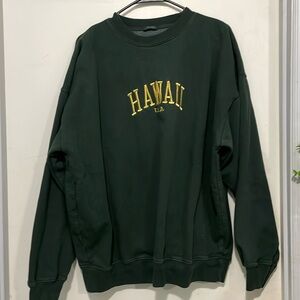 Forest green Hawaii sweatshirt